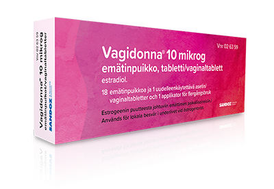 Vagidonna 10mikrog 18 puikkoa pakkaus